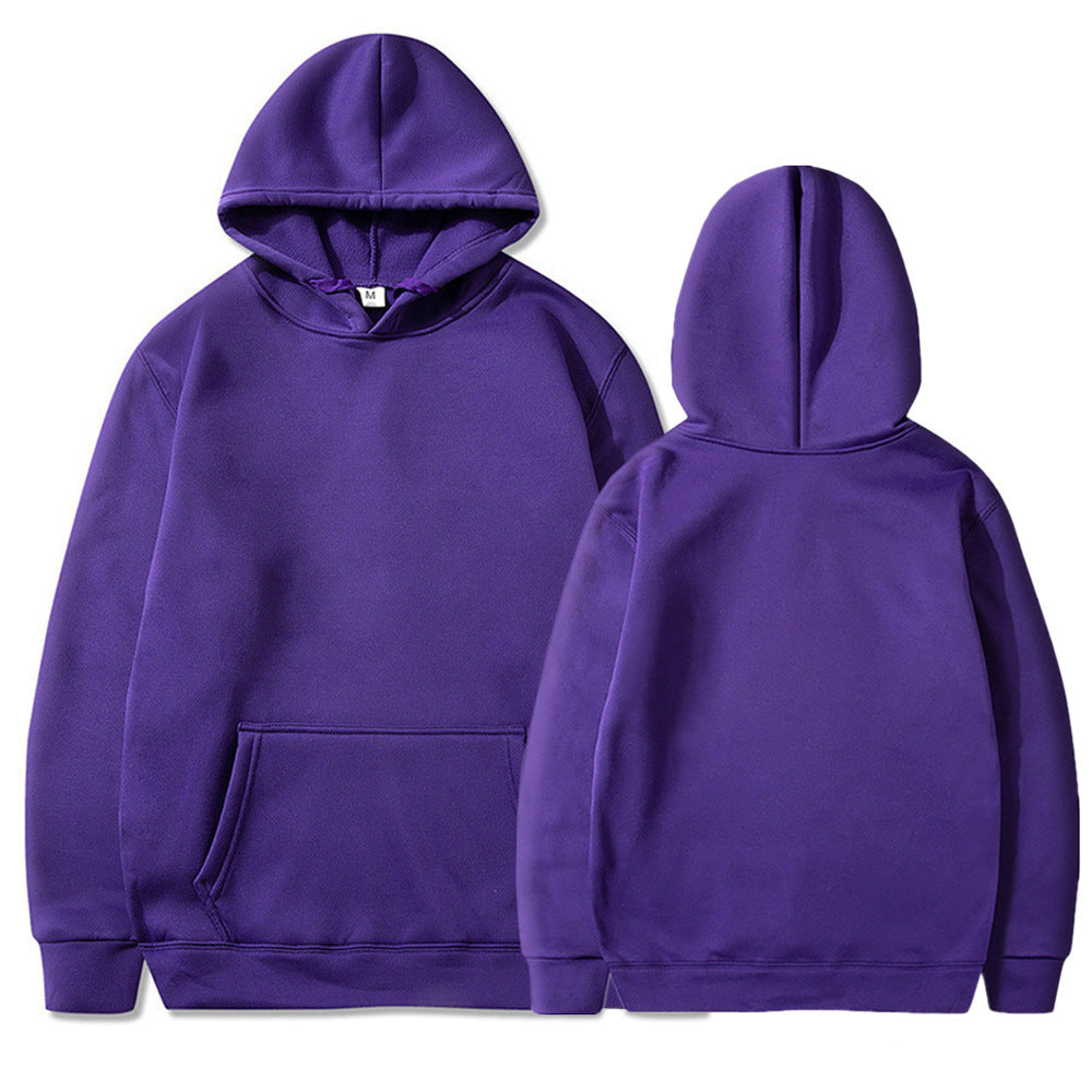 Unisex Coat-Style Hoodie β Solid Color Casual Fashion Design