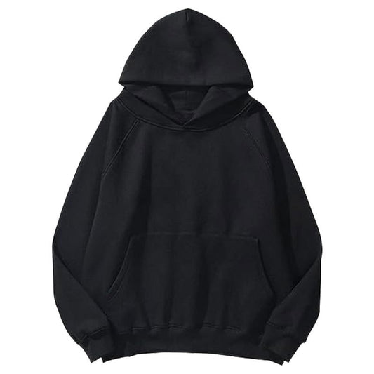 Unisex Coat-Style Hoodie – Solid Color Casual Fashion Design